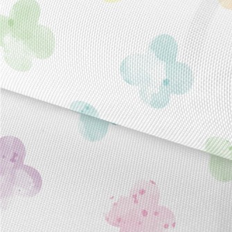 Colorful Watercolor Geometric  Waterproof Oxford