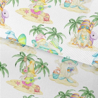 Beach Vacation Elf Waterproof Oxford