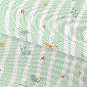 Spring Colorful Birds Waterproof Oxford