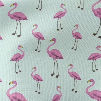 Hand Drawn Purple Flamingo Waterproof Canvas
