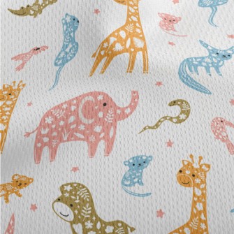 Plant Decoration Animals Athletic Mesh Flat Back