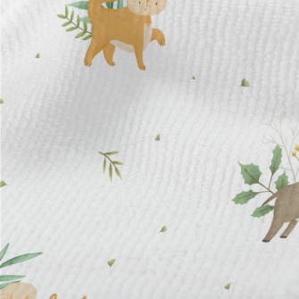 Christmas Elk And Fox Terry