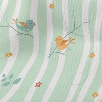 Spring Colorful Birds Terry