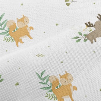 Christmas Elk And Fox Performance Linen