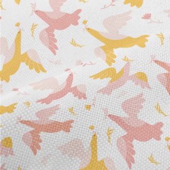 Spring Flower Delivery Bird Performance Linen