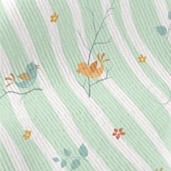 Spring Colorful Birds Standard Corduroy