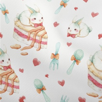 Cute Rabbit And Cake Dobby