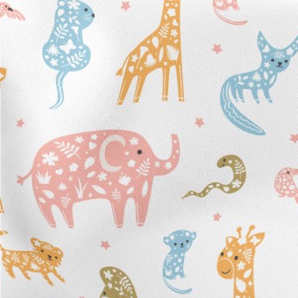 Plant Decoration Animals Stretch Ponte