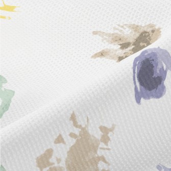 Color Ink Traces Piqué