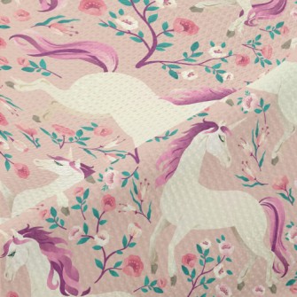 Vintage Fairytale Unicorn Piqué