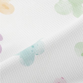 Colorful Watercolor Geometric  Piqué