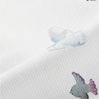 Flying Birds In The Sky Piqué