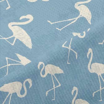 White Flamingo Silhouette Piqué