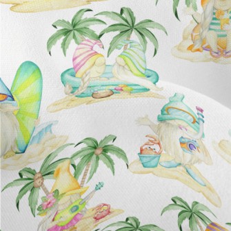 Beach Vacation Elf Lightweight Performance Linen