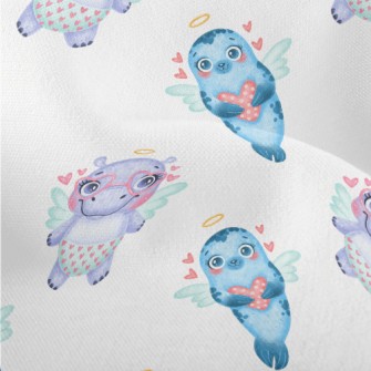 Valentine's Day Animal Cup Lightweight Performance Linen