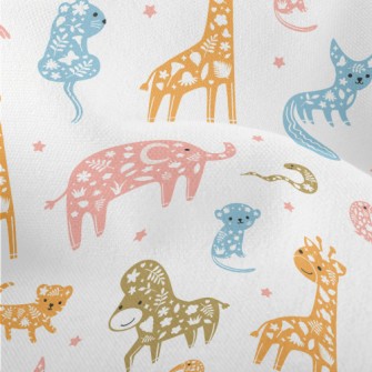 Plant Decoration Animals Lightweight Performance Linen