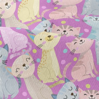 Colorful Pattern Kitten Modern Jersey