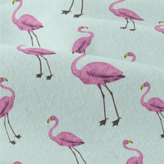 Hand Drawn Purple Flamingo Modern Jersey