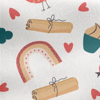 Bird And Cinnamon Cake Jersey Backed Fleece