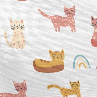 Happy Pet Cat Pongee