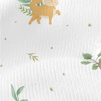 Christmas Elk And Fox Stretch Jersey