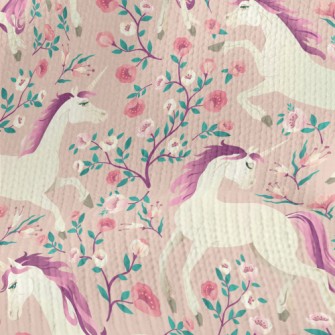 Vintage Fairytale Unicorn Stretch Jersey