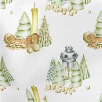 Christmas Decoration Toys Lightweight Cotton Poplin