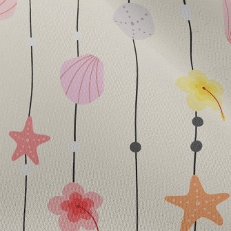 Creative Shell Door Curtain Chiffon