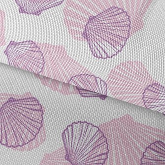 Pink Scallops Waterproof Oxford