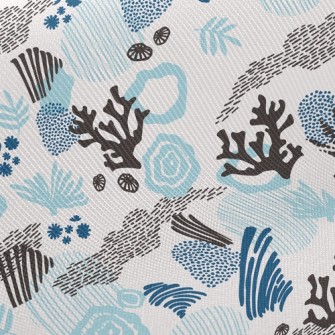 Coral In The Mysterious Sea Twill