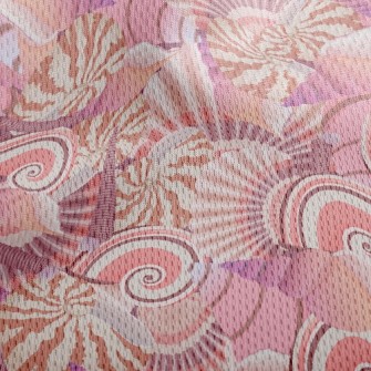 Fantasy Rare Shells Athletic Mesh Flat Back