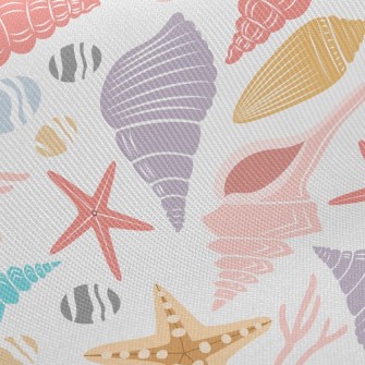 Colorful Sea Creatures Twill