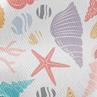 Colorful Sea Creatures Standard Corduroy