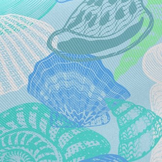Abundant Sea Shells Twill