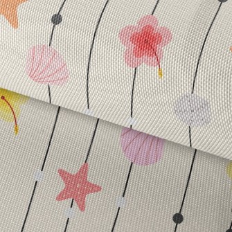 Creative Shell Door Curtain Waterproof Oxford
