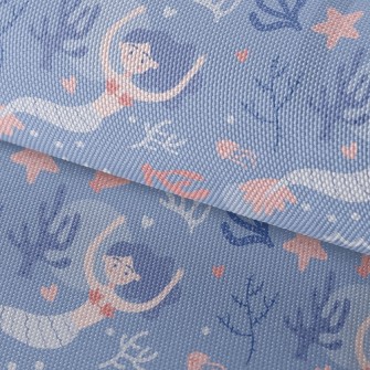 Elegant Swimming Mermaid Waterproof Oxford