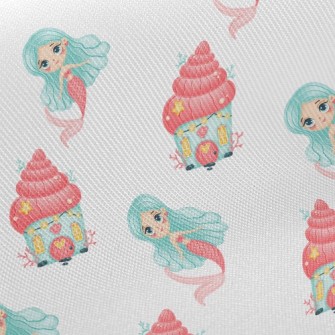 Mermaid Shell Castle Twill