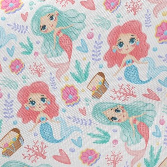 Pearl Treasure Mermaid Twill