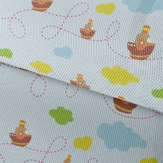 Dotted Line Sailing Cruise Shi Waterproof Oxford