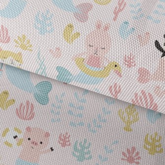 Animal Turns Into Mermaid Waterproof Oxford