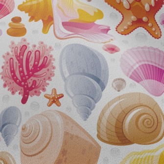 Bright Shell Coral Reef Chiffon