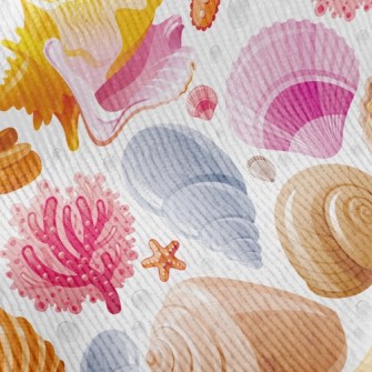 Bright Shell Coral Reef Standard Corduroy