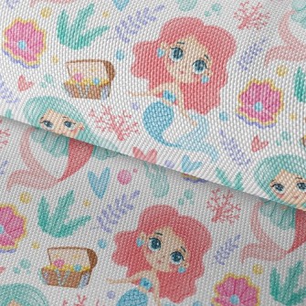 Pearl Treasure Mermaid Waterproof Oxford