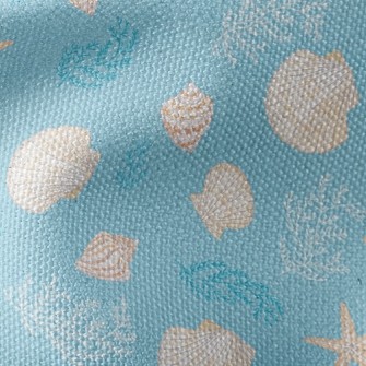 Starfish Shellfish Seaweed Waterproof Canvas