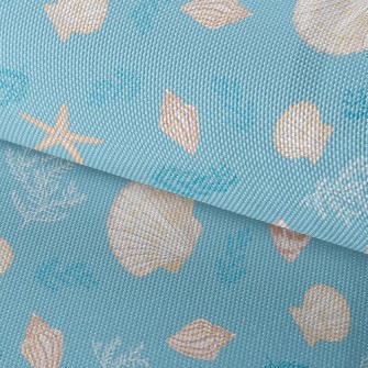 Starfish Shellfish Seaweed Waterproof Oxford