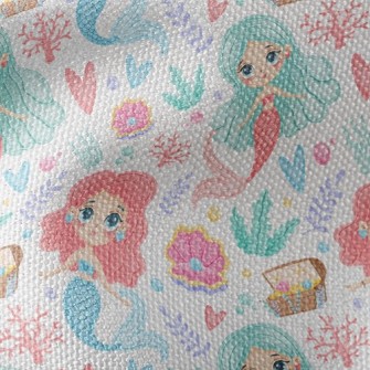 Pearl Treasure Mermaid Waterproof Canvas