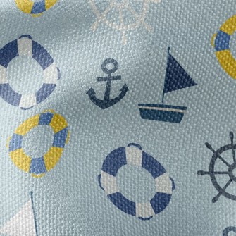 Sailboat Steering Wheel Waterproof Canvas