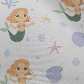 Curly Hair Mermaid Chiffon