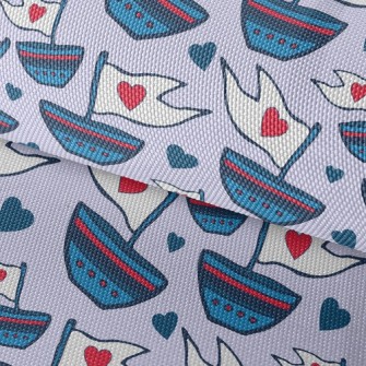 Love Flag Sailboat Waterproof Oxford