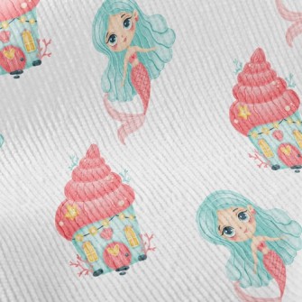Mermaid Shell Castle Standard Corduroy